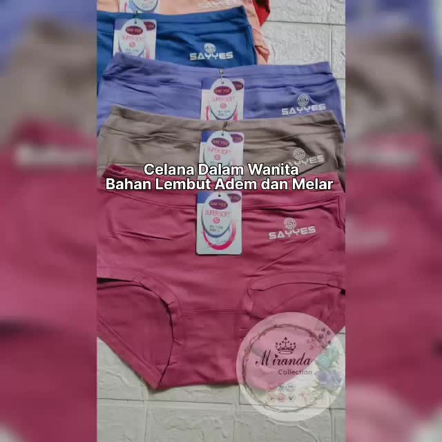 SETENGAH LUSIN CD Say Yes 1336 1338 1339 2908 2881 Celana Dalam ISI 6 PCS Celana Dalam Wanita Dewasa SayYes Supersoft cd  perempuan