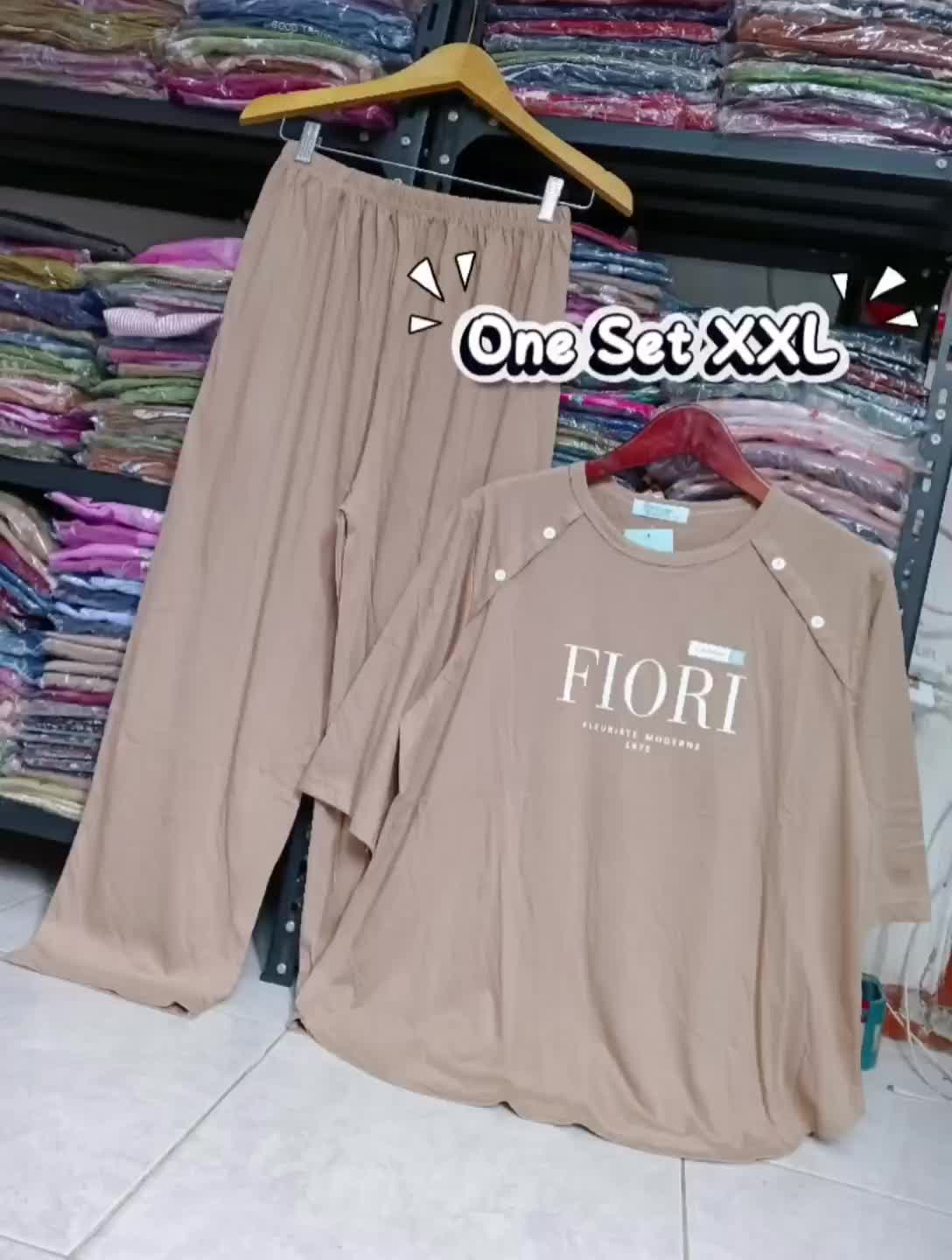 FOREVER SWEET SETELAN WANITA CP JUMBO XXL LENGAN 3/4