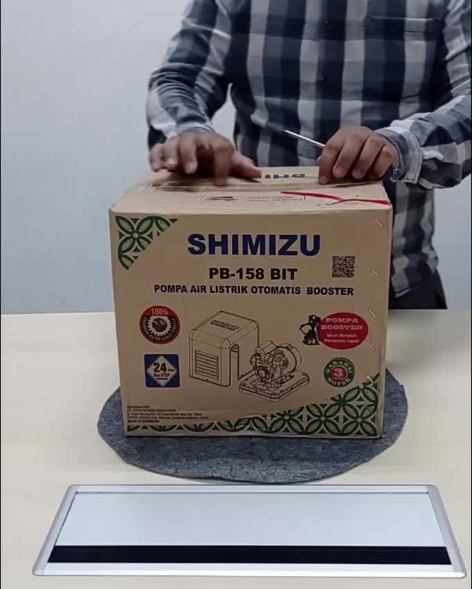 Pompa Booster Shimizu PB 158 BIT K - Garansi Resmi 3 Tahun, Instalasi minimal 1 meter dibawah toren untuk kinerja optimal