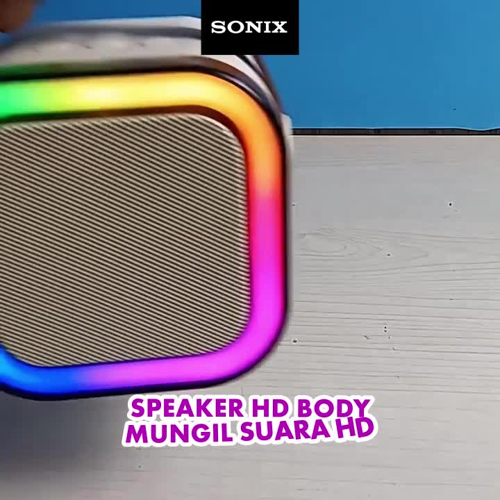 Sonix SK02 Karaoke Bluetooth Speaker Mini Portable Speaker with MIC Full Bass Wireless ktv Cute Wireless Lucu Portabel Luar Ruangan Speaker Nirkabel