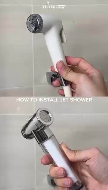 iFILTER - Jet Shower with Filter Bidet FREE 3 Refill Filter