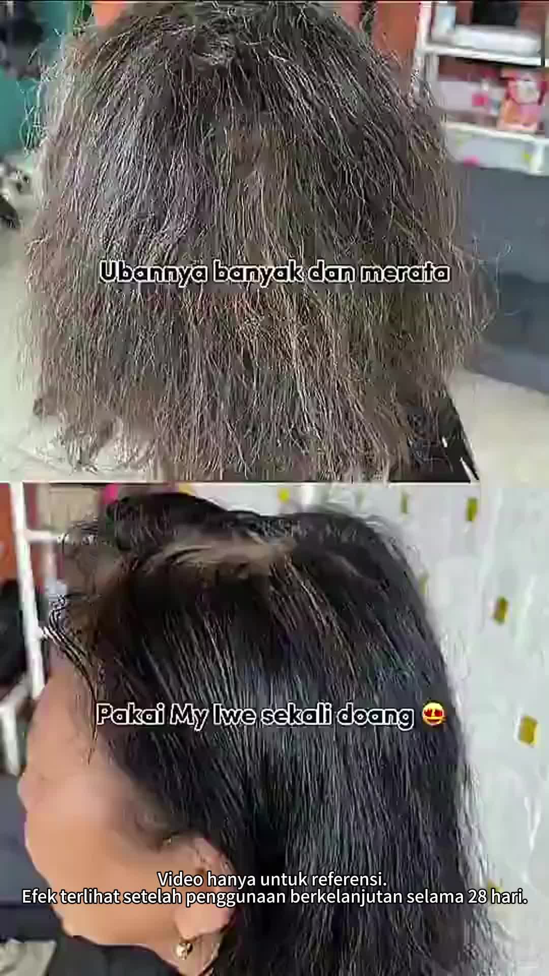 SHAMPOO PENGHITAM RAMBUT SHAMPOO UBAN hair coloring shampoo，Rambut putih menjadi rambut hitam Black Hair Shampo Permanen