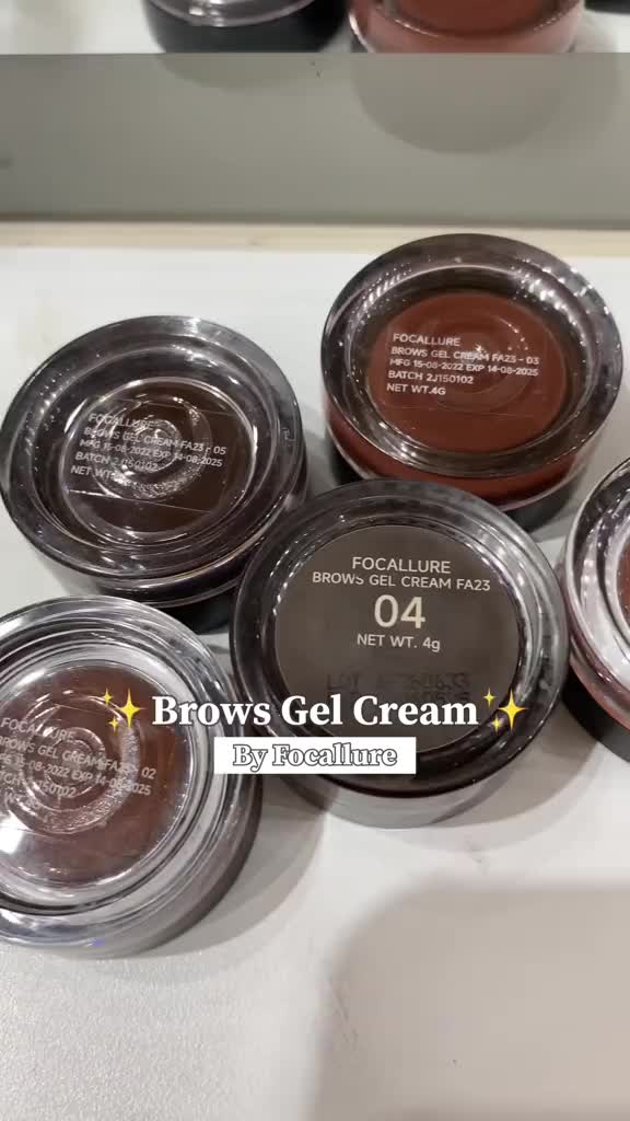 FEMME || FOCALLURE Eyebrow  Cream Waterproof - Eyebrow Pensil Alis-kosmetik #FA23 Creamy Eye Hitam Lasting gel alis
