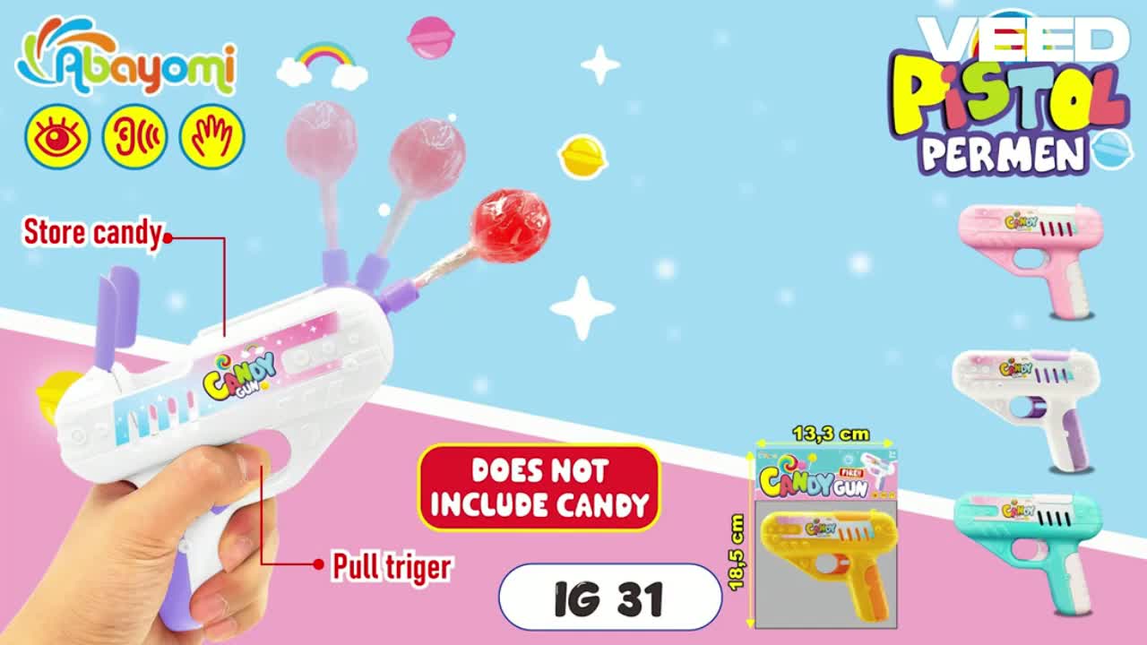 ( BISA COD ) PROMO MAINAN ANAK CANDY GUN PERMEN LOLIPOP / MAINAN ANAK TEMBAK TEMBAKAN PERMEN LOLIPOP / LOLIPOP GUN / MAINAN ANAK LAKI LAKI / MAINAN ANAK PEREMPUAN SNI MURAH