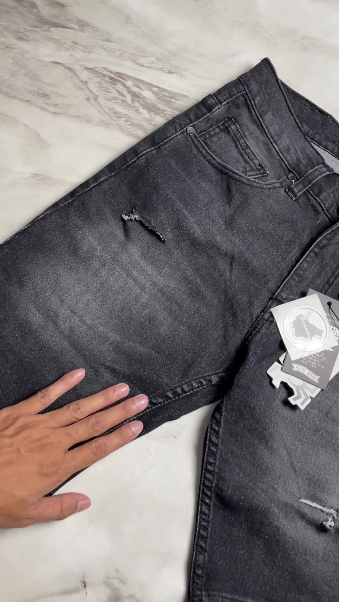 Celana jeans pendek HH18 spy  Stretch  Karet 6284