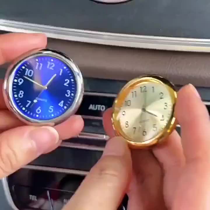 Jam Mobil Analog Digital Dashboard Luminous Tempel Dashboard Suv Universal