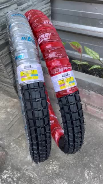 Ban Motor Trail Ring 17 Ukuran 250 Ring 17 & 275 Ring 17 Tube Type Full Press Best Quality Motorcycle Tires untuk Motor Bebek Cengkraman Maksimal Manuver Sempurna