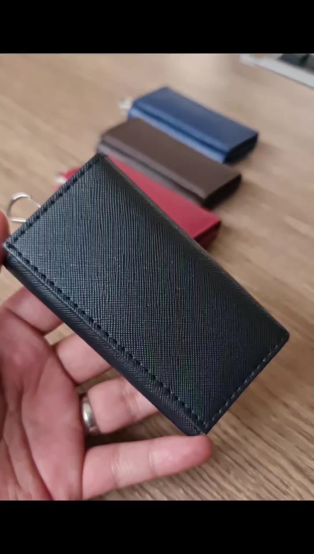 Dompet Gantungan Kunci Mobil & Motor Kulit Premium dengan Jahitan Rapi dan Kancing Tidak Mudah Lepas - Car