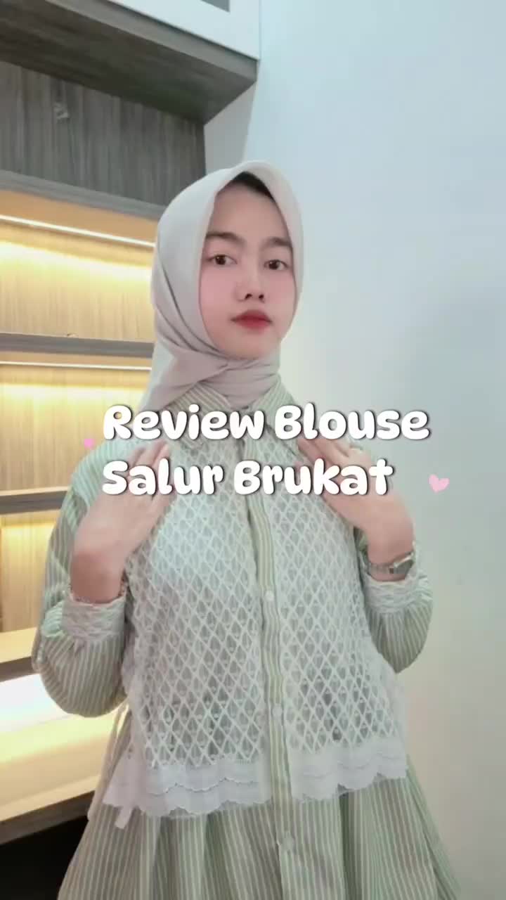 Dilli.id - Heritage Lace Blouse Premium Bahan Katun Kombi Brukat