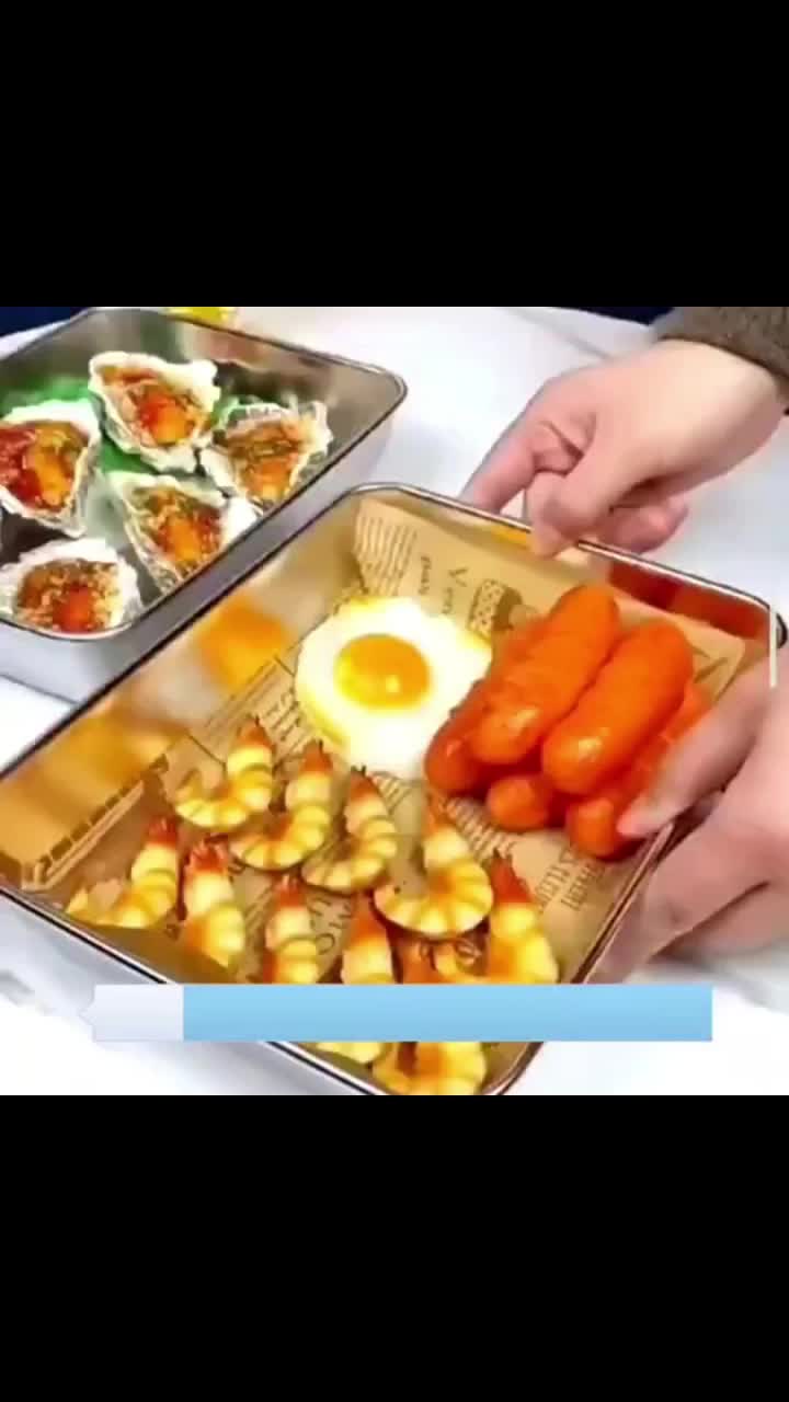 Wadah makanan stainless steel 304 Baki stainless steel Lemari es Oven microwave dengan penutup Wadah makanan multi-fungsi Kotak penyimpanan