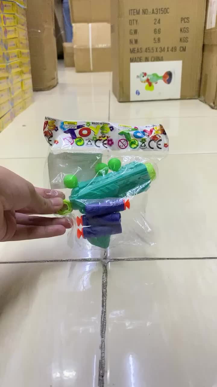 Mainan Anak SOFT Busa Blaster Dorong Series Dorong Soft Dorong Bola - 1 Blaster