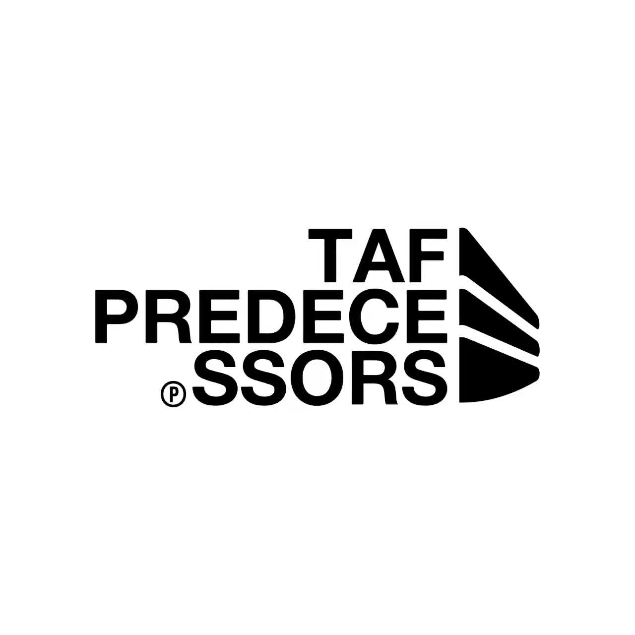 Predecessors Taf T-shirt Kaos Grafis Lengan Pendek Unisex Reguler Tee Idle Hitam
