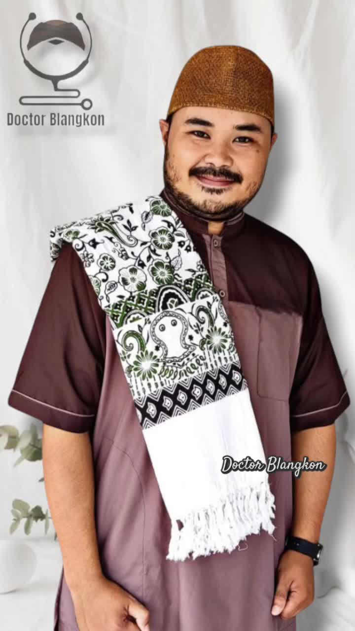 Sorban Pria Motif Batik Kashmiri Berbagai Warna Serban Habib Kasmir Surban Santri Anak Laki-laki Bisa COD Selendang  Syal Elegan