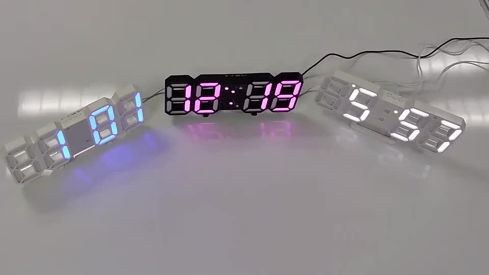 Jam Alarm Dinding DIgital 3D Bisa Cek Suhu Temperatur ACCESSGO LED DIGITAL CLOCK Jam Meja Dinding Estetik Premium