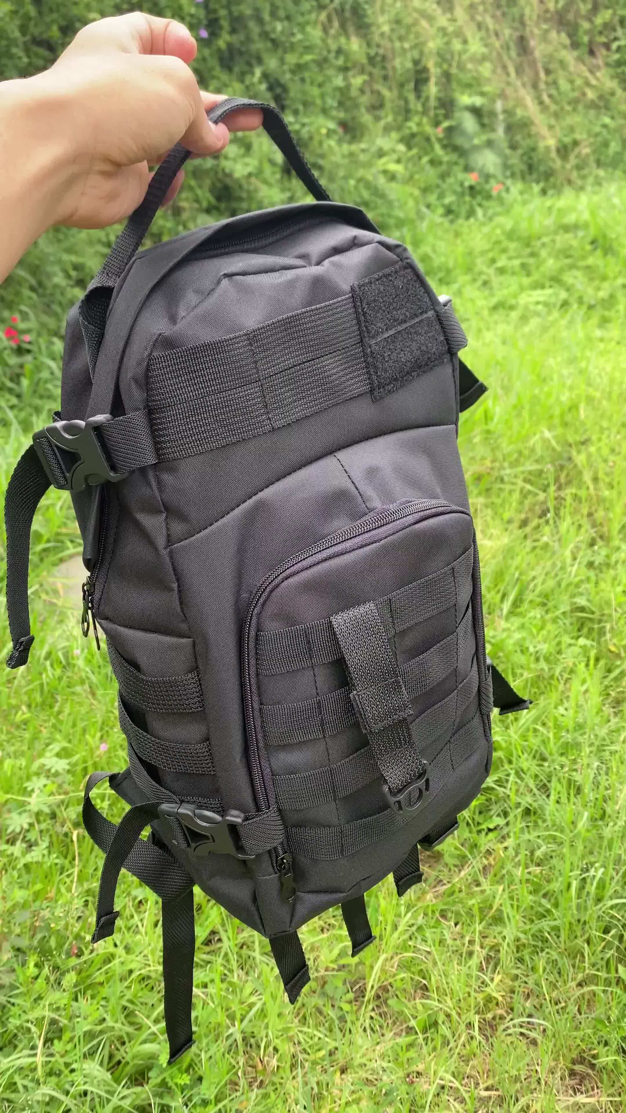 Tas sepeda Ransel black tactical bagpack Tentara TNI POLRI military hydropack pendaki-CT14
