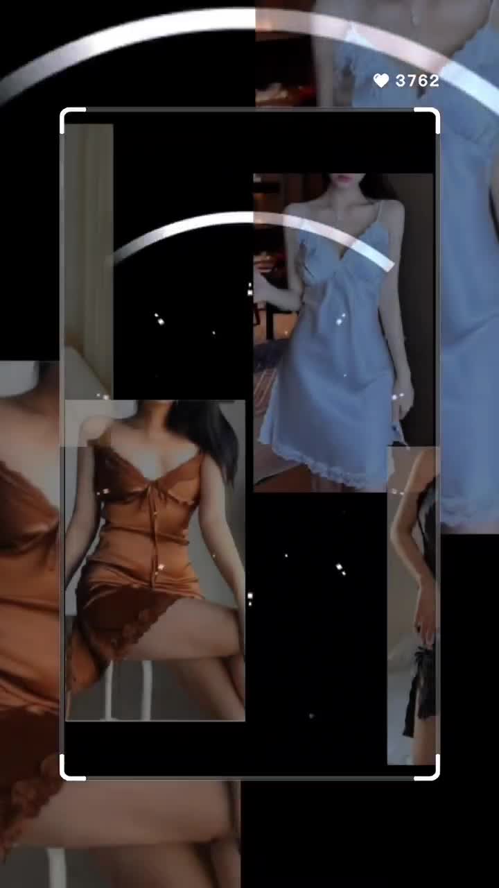 Lingerie Baju Tidur Dres satin Mini Lingerie pita Babydoll Deep V Slik Baju Tidur Import Poliester Polos Wanita Lembut Nyaman Gaun Cantik