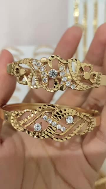 [PM2] Gelang Swasa Permata Mewah Premium - Lapis Emas Kuning Awet