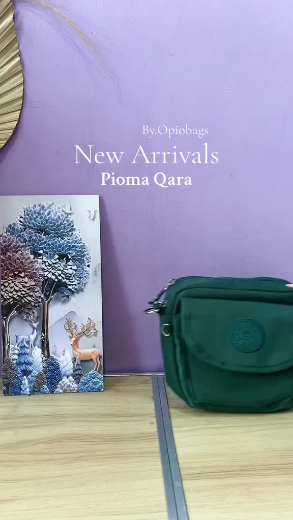 OPIOBAGS SLING BAG NYLON WANITA / TAS SELEMPANG BAHU WANITA / TAS SELEMPANG WATERPROOF /  PIOMA QARA P0070