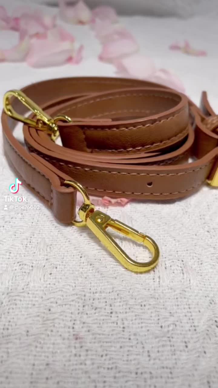 Coditto Tali Bahu Panjang Bag Straps   Tali bahu tas selempang Hitam Kulit Wanita