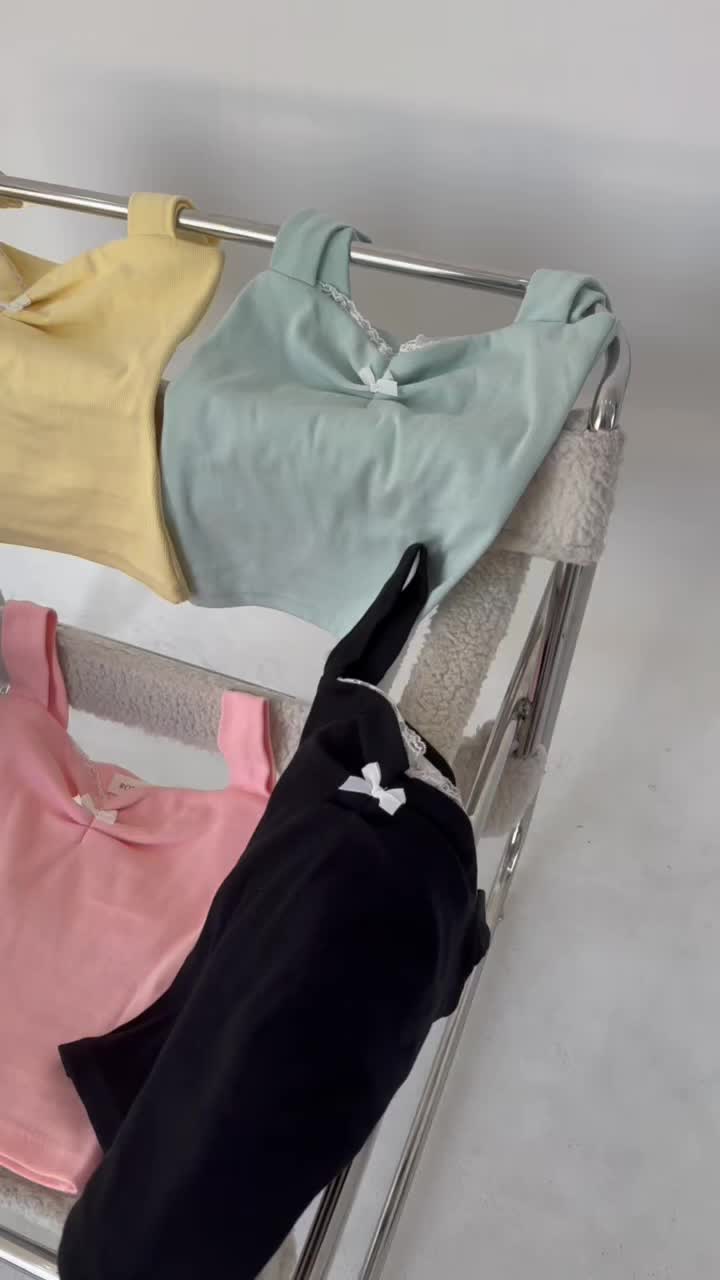 Rora - Posy Top | Coquette Top | Ribbon Top | Summer Tank Top Atasan Wanita Rib Basic Casual Kamisol