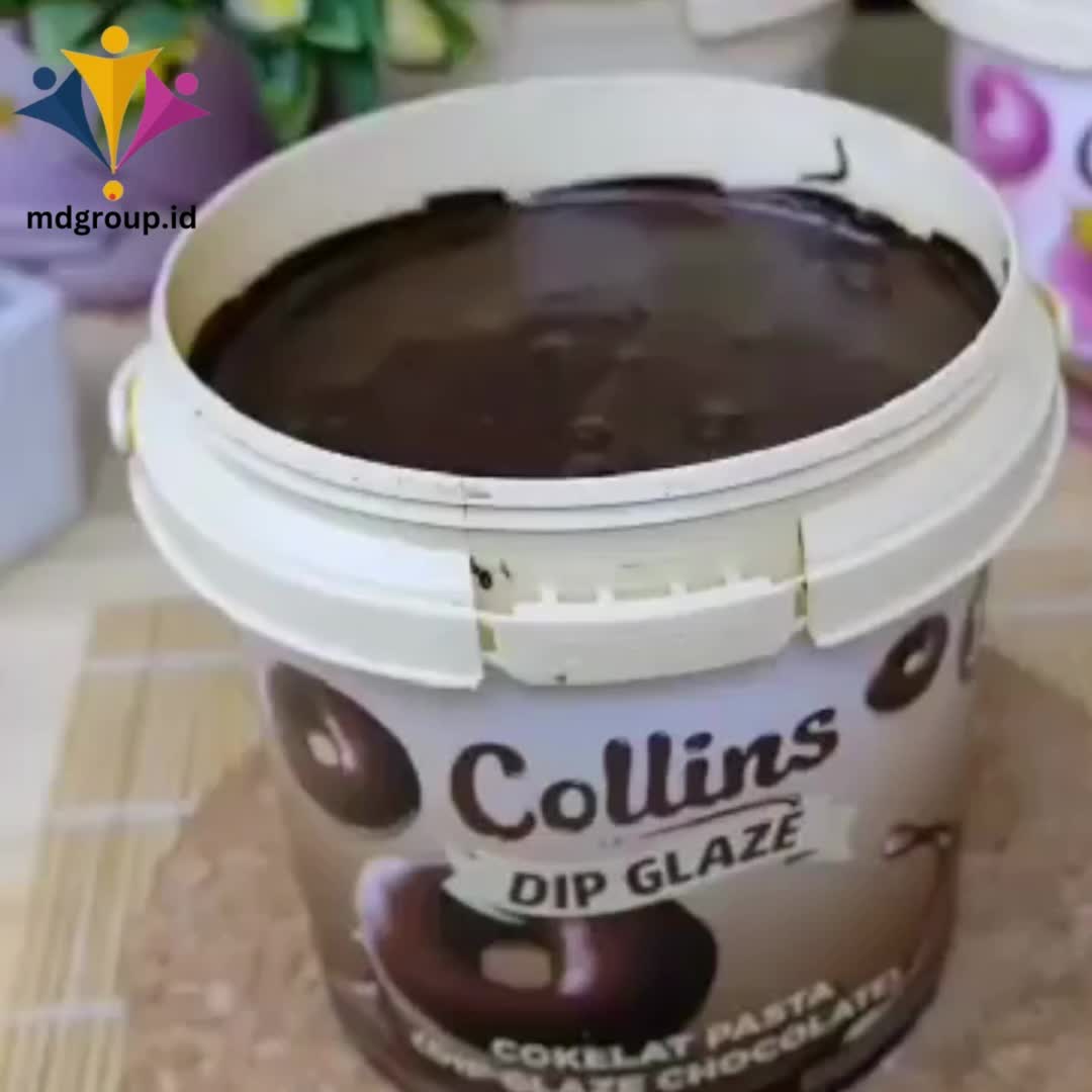 [KALIMANTAN] COLLINS DIP GLAZE DAN CRUNCHY 300 GRAM ANEKA RASA Choco Manis Halal BPOM