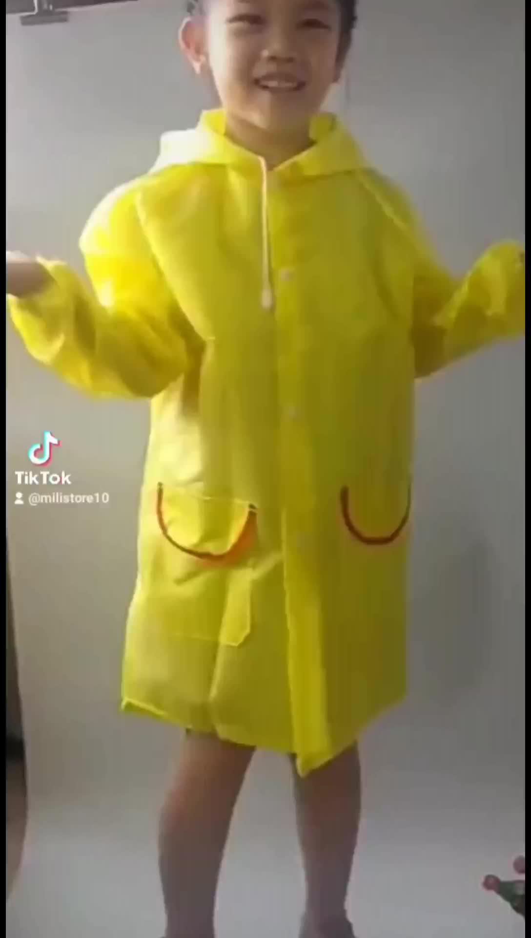 Jas hujan anak motif karakter lucu/jas hujan anak balita jubah