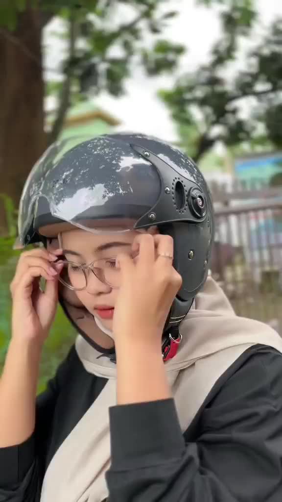 HELM RETRO HIJAB kekinian cargloss