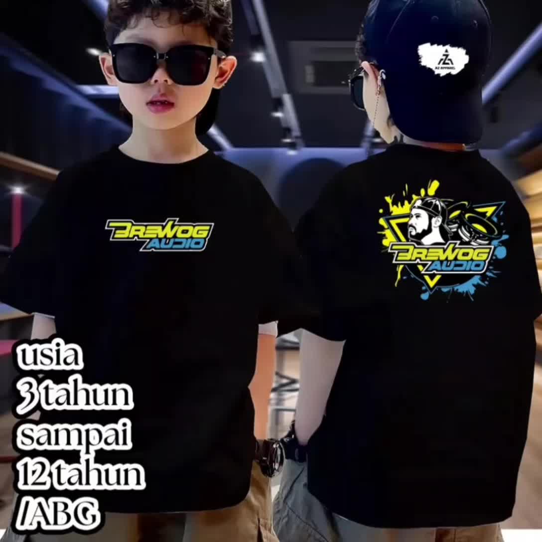 Kaos Distro Brewog Audio cotton combed