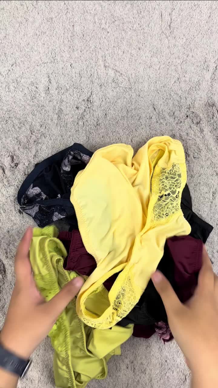 Celana Dalam Wanita Panty Hias Renda Brukat Lace ST YVES Model Midi Elastis Termurah Pilih Warna Polos Manis Bunga A5000