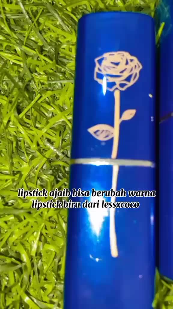 Lipstik LESSXCOCO Berubah Warna Sesuai Suhu dan Kelembaban Bibir - Warna Merah, Pink, Oranye, atau Ungu