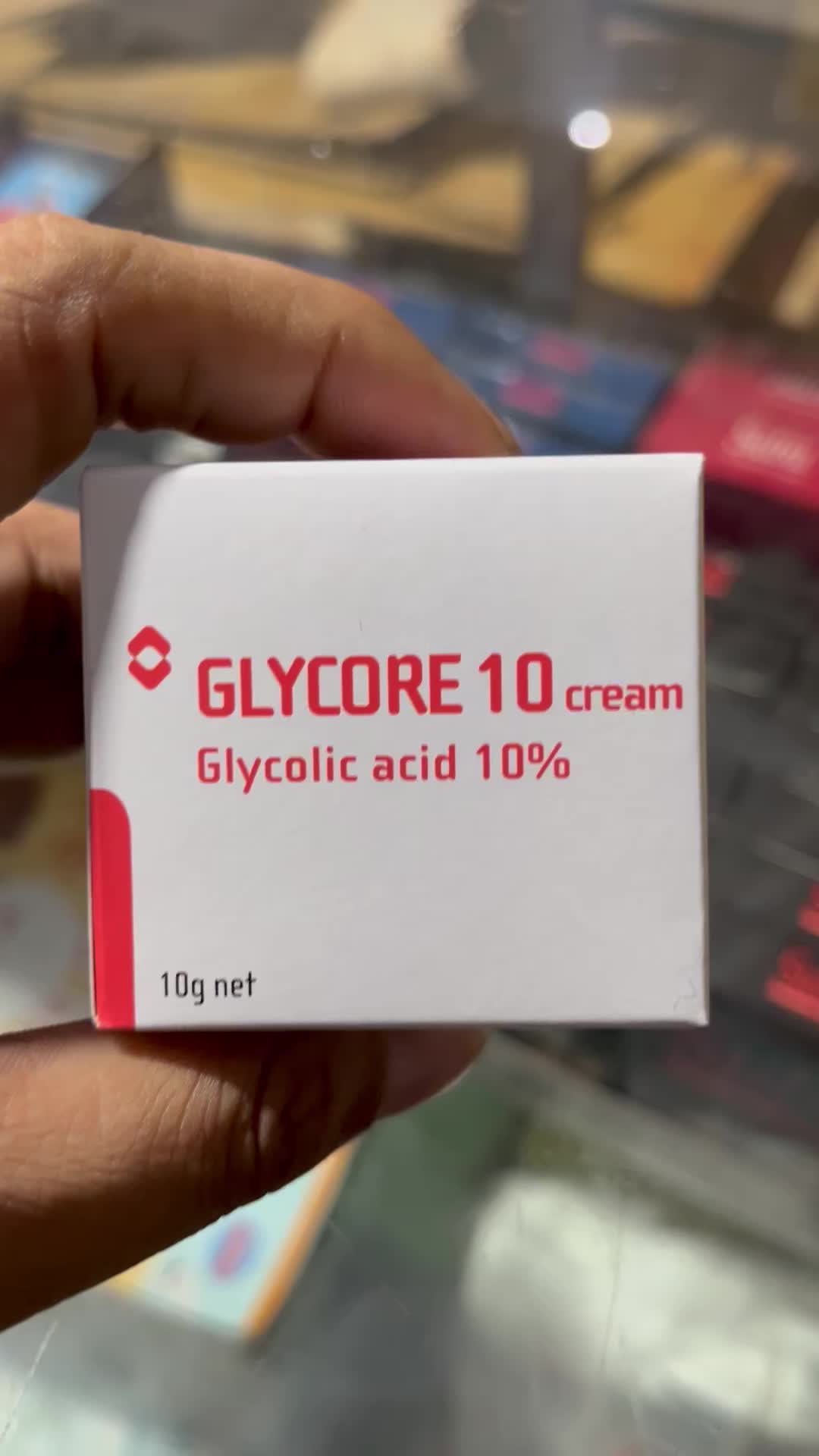 Glycore cream 10% 10gr pelembab kulit kemasan pot