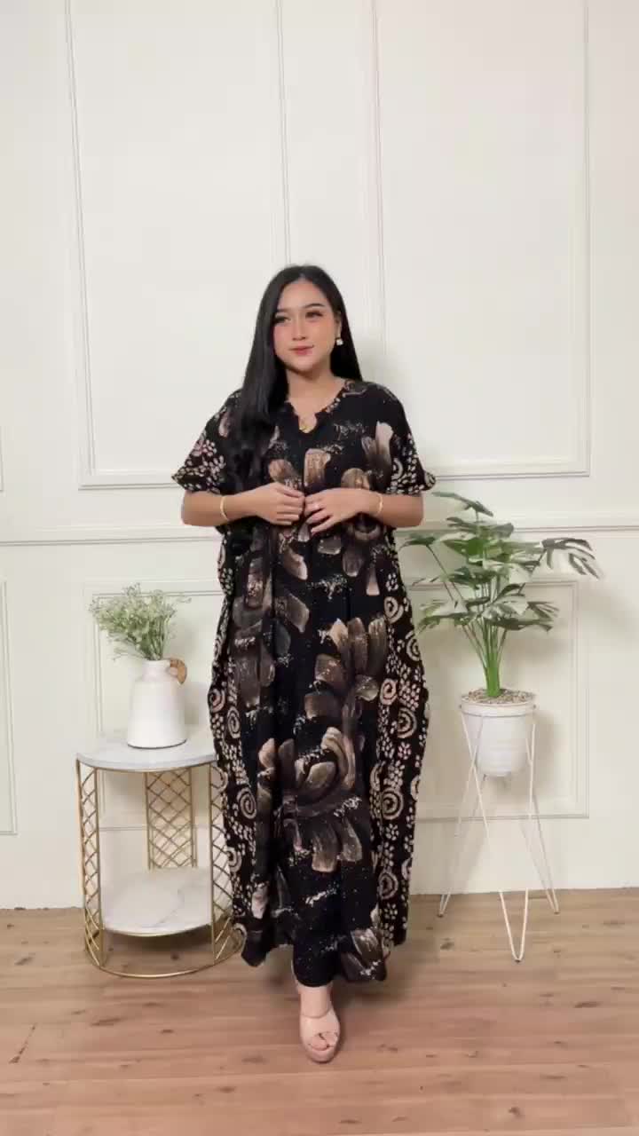 Daster Lowo Motif Batik Cap Jumbo Ld 140 Wanita Busui Bumil Rayon Premium Adem Nyaman Santai