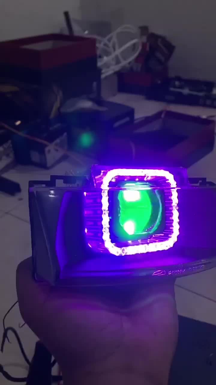 Lampu Depan Satria 2 tak Set Biled Matrix dan shroud rgb Crystal satria lumba tornado shogun kebo biled