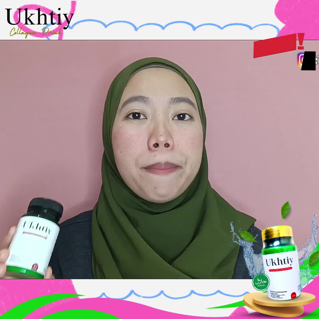 [EXTRA HEMAT] 3 Botol Ukhtiy Collagen Original - Mencerahkan dan Memudarkan Flek Hitam Dari Dalam Tubuh
