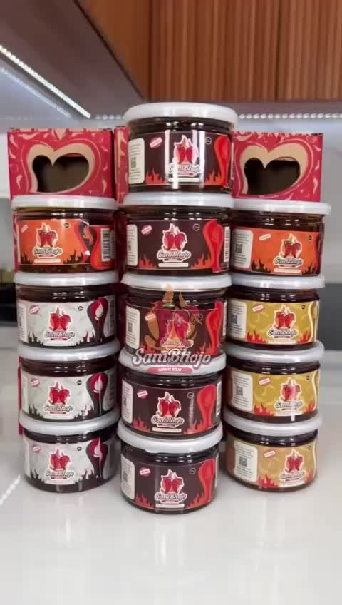 SamBhojo Sambal Viral Sachet 20gr, Sambal Baby CUmi, Sambal Paru, Sambal Teri Medan, etc