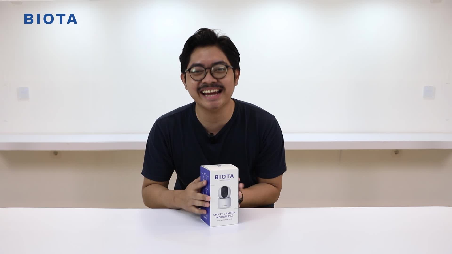 BIOTA Smart Home -  Kamera Indoor PTZ CCTV Wifi Otomatis 355 Derajat Dalam Ruangan