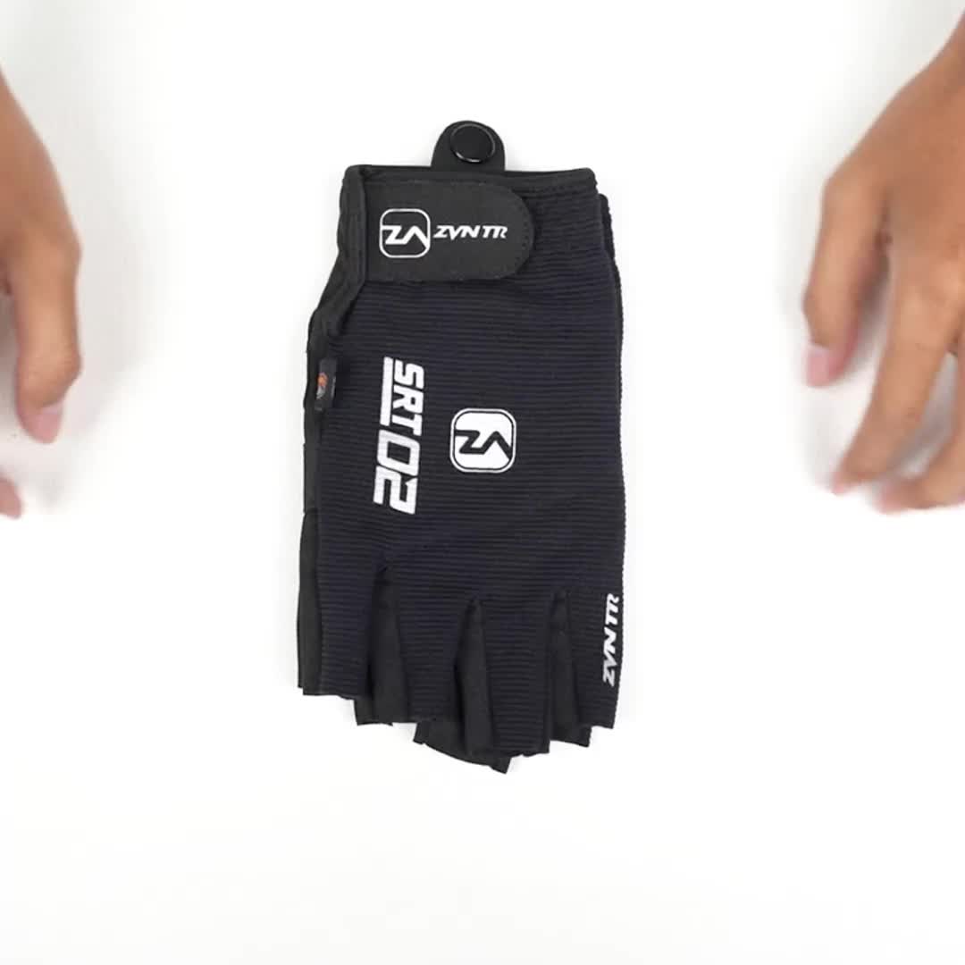 Zarventure Srt 02 Sarung Tangan Half Finger Pendek Setengah Jari Glove Riding Motor Daily