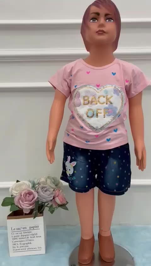 Setelan Anak POP Terbaru Baju Bahan Kaos Clana Levis Kekinian