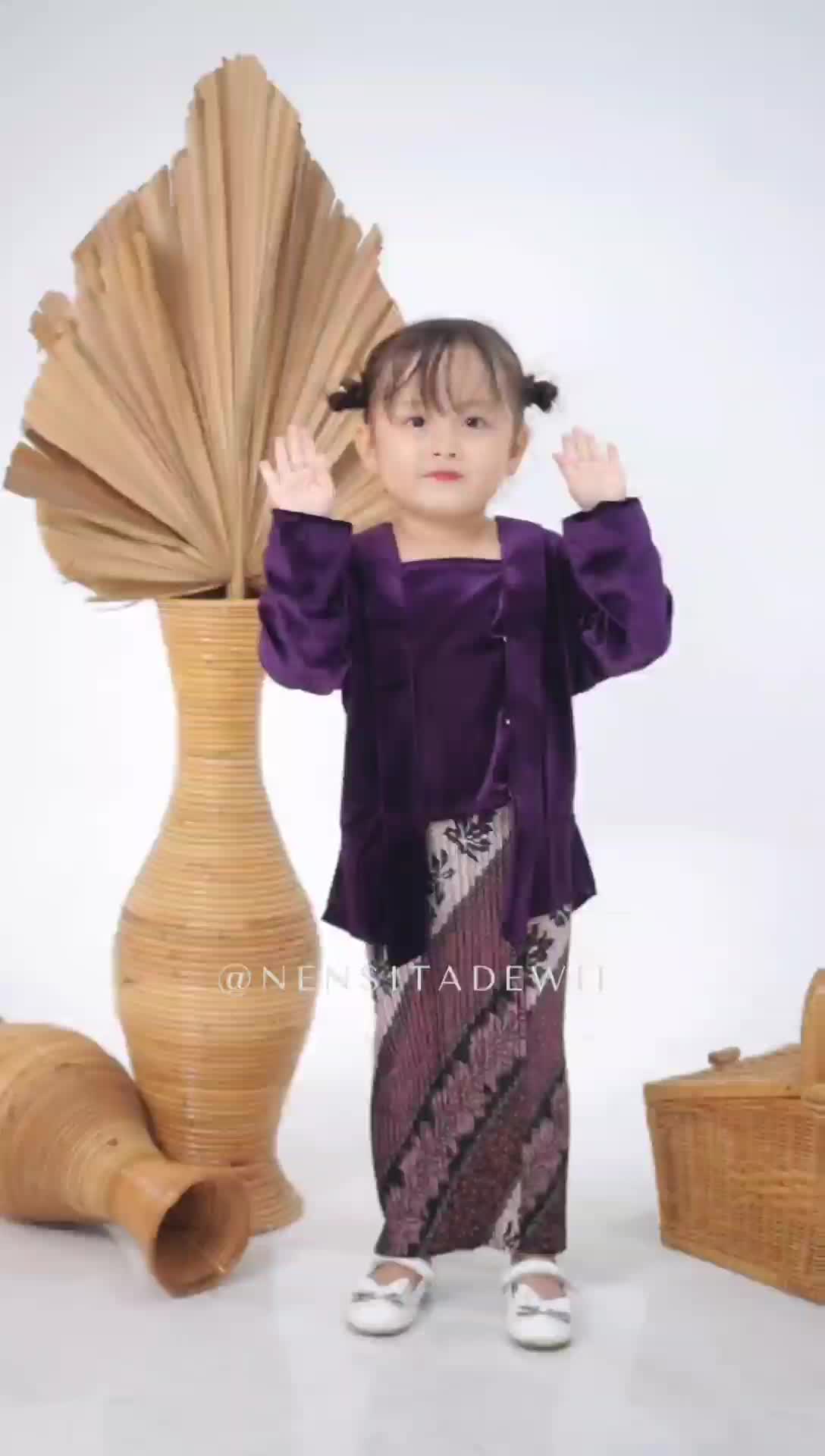 Kebaya Bludru Kutubaru, Size Baby - SMP (Kebaya Saja)