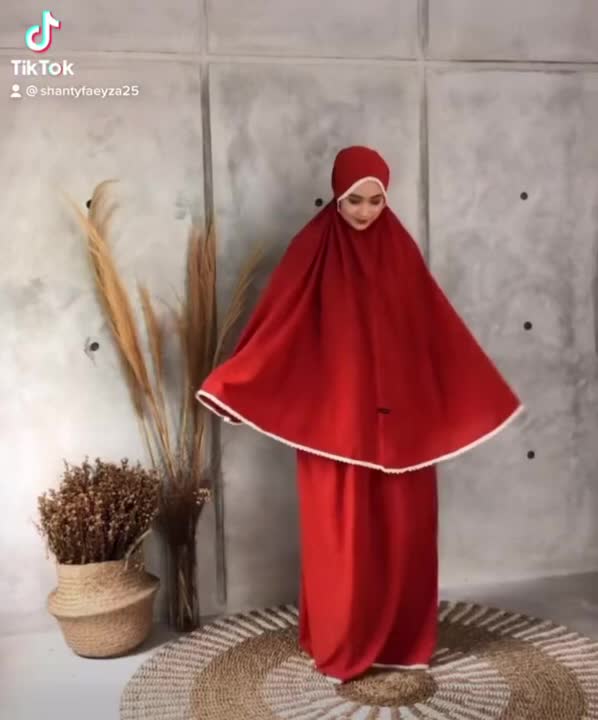 MUKENAH ANAK TANGGUNG MOTIF POLOS RENDA UMUR 4-12 THN Muslim