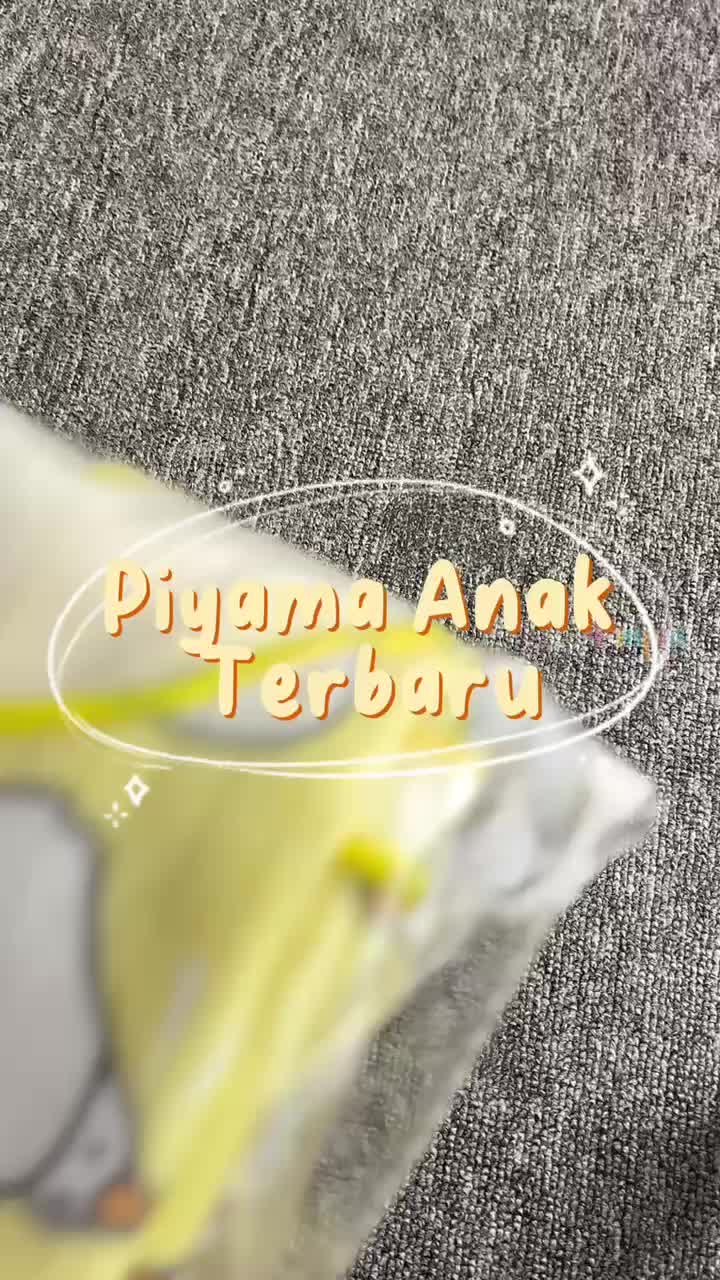 Pinpin Kids – Setelan Piyama Duck Musim Panas Anak Perempuan / Set Celana Pendek dan Lengan Pendek / Baju santai Anak Motif / Fashion Anak