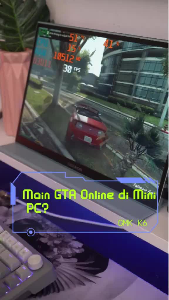 Mini PC AMD Ryzen 7 7840HS GMKTEC K6 Plus 32GB RAM DDR5 1TB SSD NVME - Windows 11 pro 4K Video
