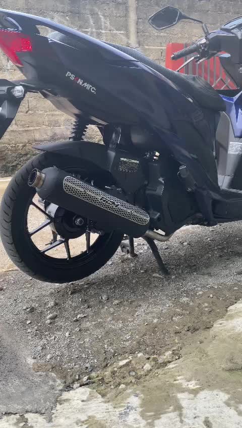 Knalpot Standar Racing Model Shiroji by Cover Stainless RCM JAVA RACING Motor Vario 125/150 AeroX PCX - Pilihan Saringan Tersedia - Foto, Motorcycle