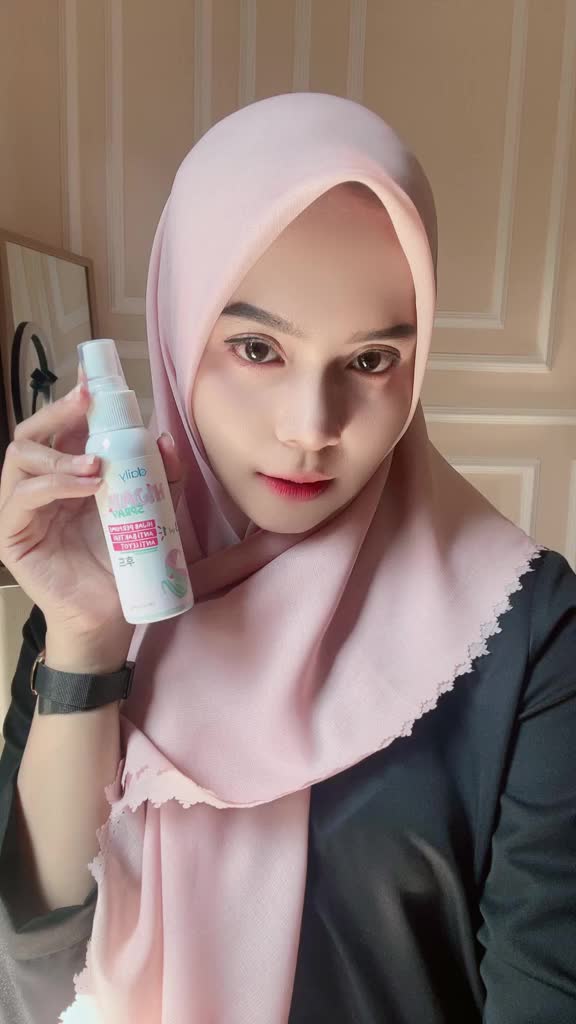 Hijab Spray - Spray Hijab Anti Mleyot - Spray Hijab Anti Letoy - Spray Hijab Tegak - Spray Hijab Anti kusut