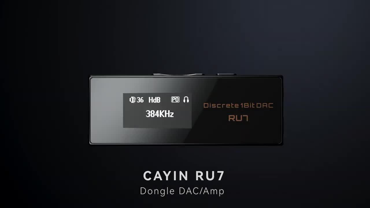 Cayin RU7 / RU-7 / RU 7 Portable USB DAC Dongle