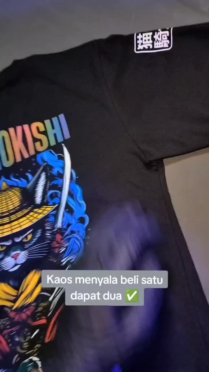 Buy 1 Get 2 ZAVISION.LTD Kaos Baju Distro Spesial Bundling Kece Nekonokishi Barong Unisex Cotton Combed 24s Cowok Wanita Motif Keren Rainbow Katun