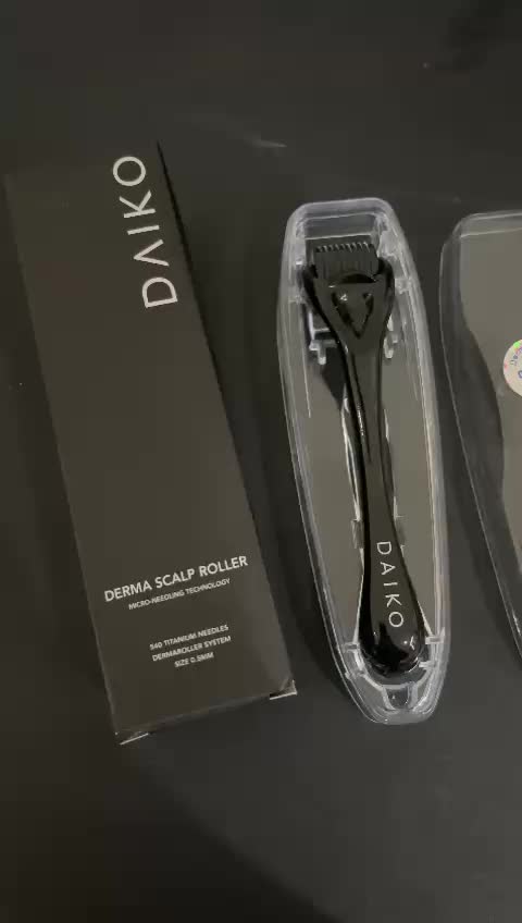 DAIKO SCALP ROLLER 0.5 TITANIUM MICRO NEEDLE DAIKO DERMA ROLLER RAMBUT PENUMBUH RAMBUT