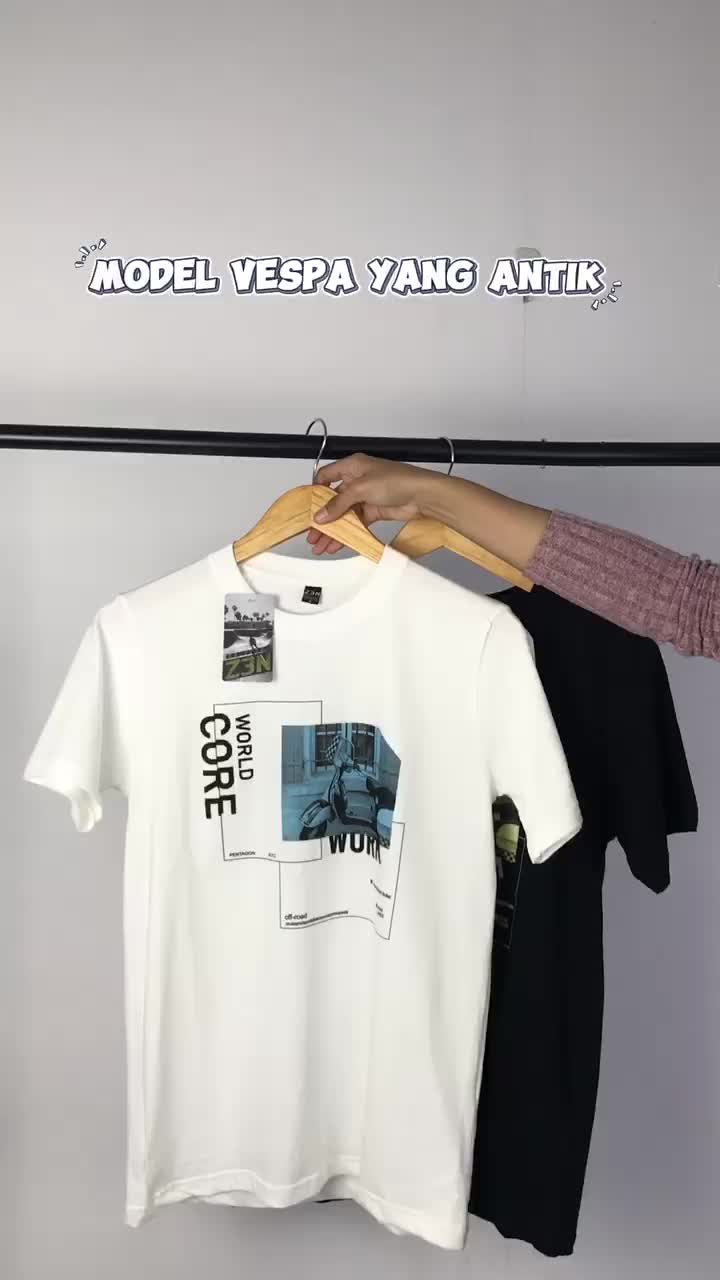 Z3N KAOS T-SHIRT OBLONG PRIA LENGAN TANGAN PENDEK ZN15155