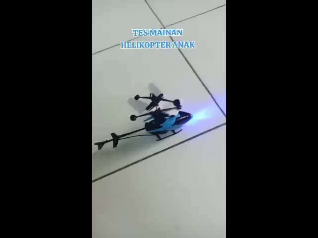 Mainan Anak Helikopter RC Sensor Tangan & Remote Control