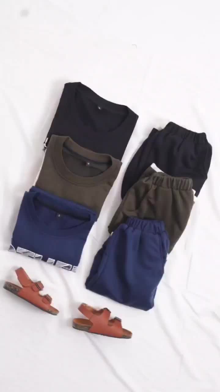 Setelan Kaos Anak Laki  Laki Korean Style Oliver